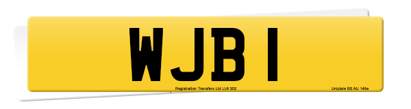 Registration number WJB 1